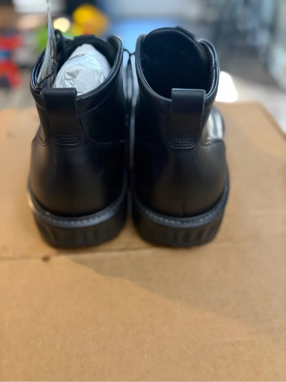 GORE-TEX Men's Black Leather Chukka Boots